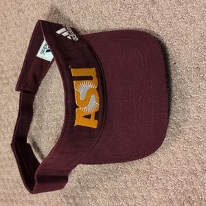 NCAA ASU Arizona State University Maroon Visor Mens NWT